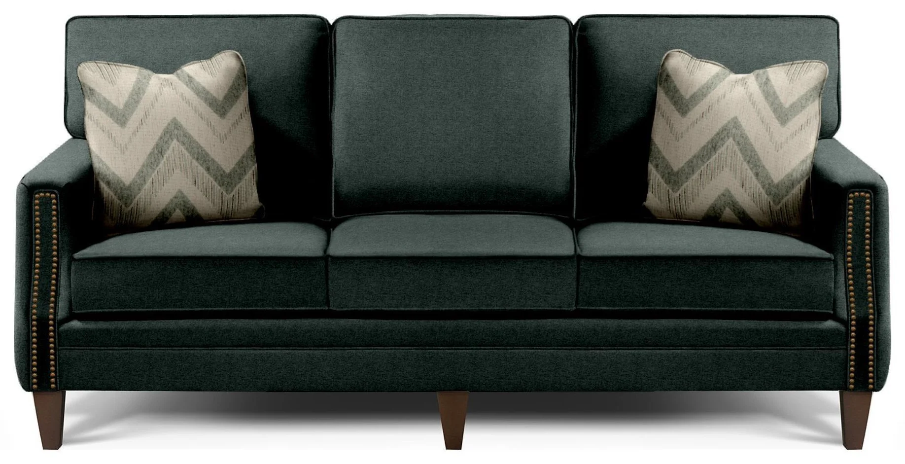 England 2500/N Series 2505NWexlerPrussian Oliver Sofa With Nailheads